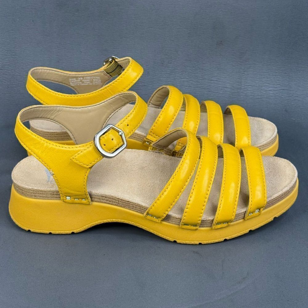 DANSKO ROXIE WOMEN'S leather sandals size 8.5 (39)